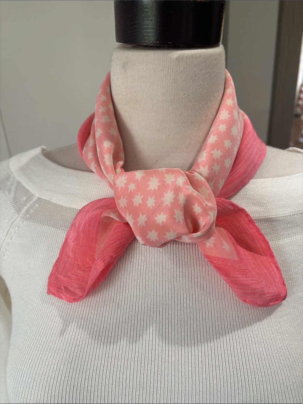 Light Pink Star Neck Scarf - Women Accessories